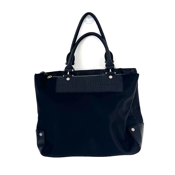 DKNY Donna Karan New York Nylon Leather Tote Bag